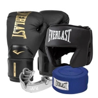 Zestaw bokserski Everlast Pro Style Elite 2 Black/Gold