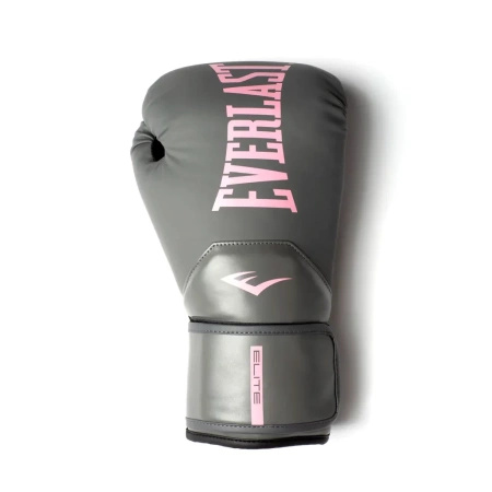 Zestaw Everlast Rękawice Pro Style Elite 2 Grey/Pink + bandaże + szczęka