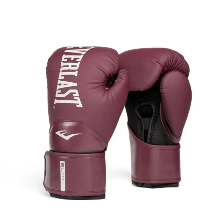 Zestaw Everlast Rękawice Pro Style Elite 2 Bordeaux + bandaże + szczęka