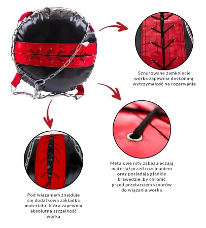 Ring worek bokserski Super 160x40 cm 50 kg