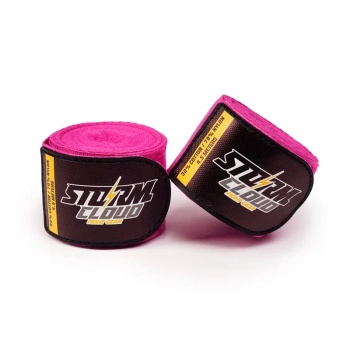 StormCloud Bandaże bokserskie HWX-R PREMIUM Różowe 4,5 m