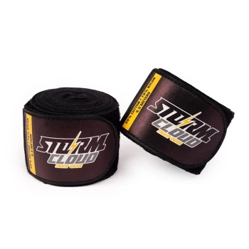 StormCloud Bandaże bokserskie HWX-R PREMIUM Czarne 4,5 m