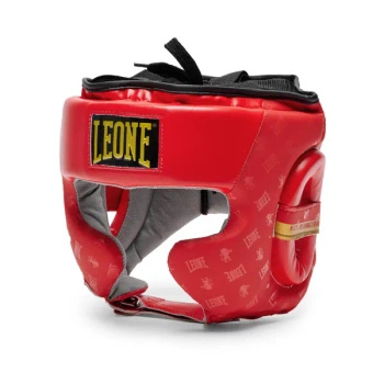 Leone kask bokserski treningowy DNA czerwony