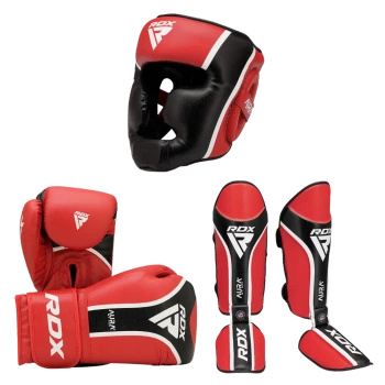 Zestaw treningowy RDX Aura T-17 czerwony