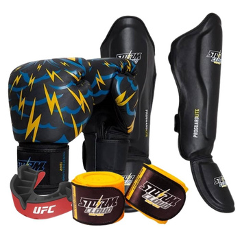 Zestaw Startowy do Muay Thai StormCloud Blizzard Monstercloud czarne