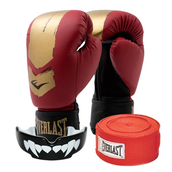 Zestaw do boksu dla dzieci Everlast Prospect 2 czerwono-złoty