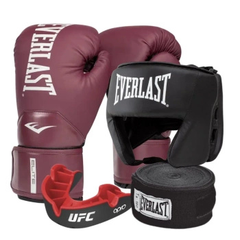 Zestaw bokserski Everlast Pro Style Elite 2 Bordeaux